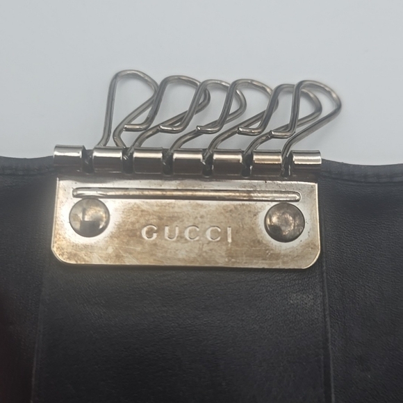 Gucci Brown & Tan Signiture GG Mono 6 Keyring Holder (EUC)(COA)✨️🖤✨️ - Picture 6 of 12